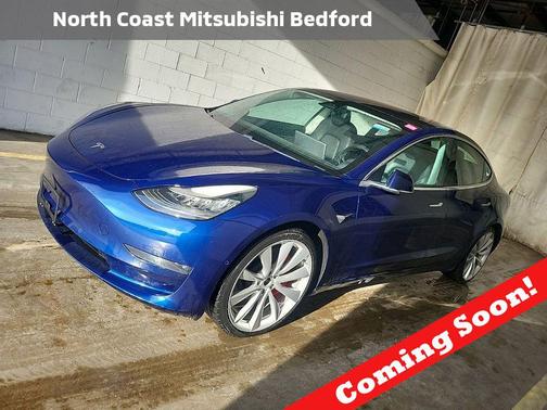 Deep Blue Metallic 2018 Tesla Model 3 Performance