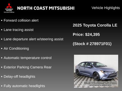 Celestite 2025 Toyota Corolla LE
