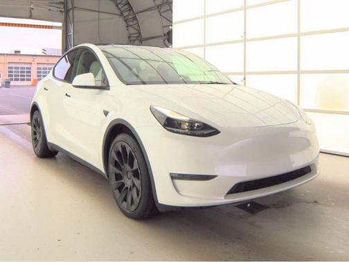 Pearl White Multi-Coat 2023 Tesla Model Y Long Range Dual Motor All-Wheel Drive