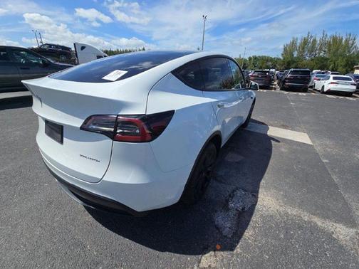 Pearl White Multi-Coat 2023 Tesla Model Y Long Range Dual Motor All-Wheel Drive