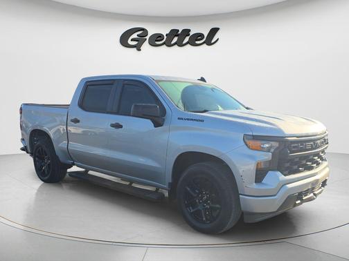 Silver Ice Metallic 2022 Chevrolet Silverado 1500 Custom