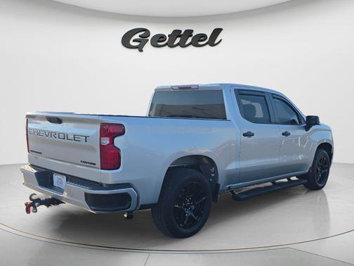 Silver Ice Metallic 2022 Chevrolet Silverado 1500 Custom
