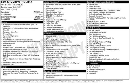 2023 Toyota RAV4 Hybrid XLE