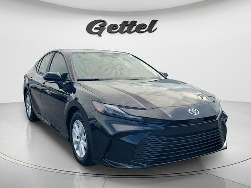 Midnight Black Metallic 2025 Toyota Camry LE