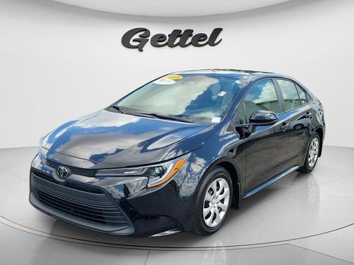 Midnight Black Metallic 2025 Toyota Corolla LE