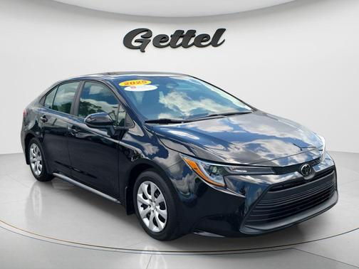 Midnight Black Metallic 2025 Toyota Corolla LE