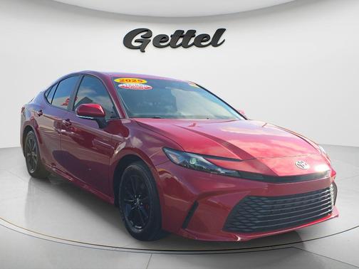 Supersonic Red 2025 Toyota Camry LE