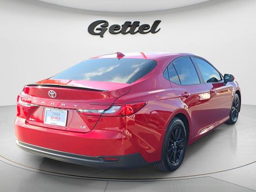 Supersonic Red 2025 Toyota Camry LE