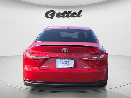 Supersonic Red 2025 Toyota Camry LE