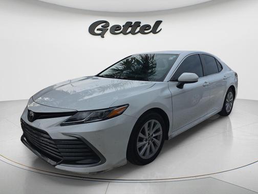 Super White 2021 Toyota Camry LE