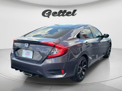 Modern Steel Metallic 2020 Honda Civic Sport