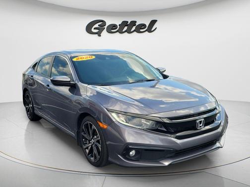 Modern Steel Metallic 2020 Honda Civic Sport