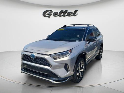 Silver Sky Metallic w/Midnight Black Roof 2021 Toyota RAV4 Prime XSE