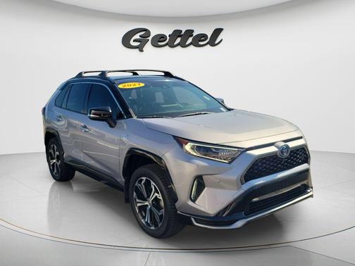 Silver Sky Metallic w/Midnight Black Roof 2021 Toyota RAV4 Prime XSE