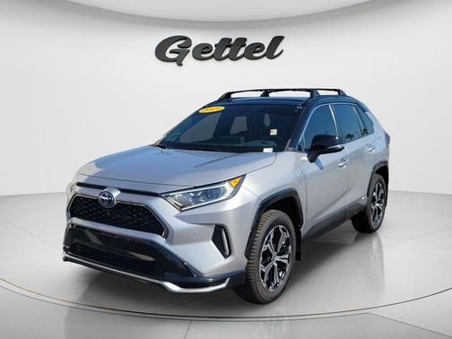 Silver Sky Metallic w/Midnight Black Roof 2021 Toyota RAV4 Prime XSE