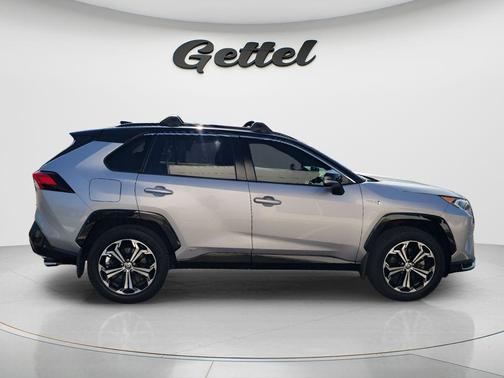 Silver Sky Metallic w/Midnight Black Roof 2021 Toyota RAV4 Prime XSE