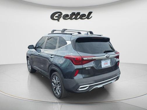 Gravity Gray 2021 Kia Seltos SX Turbo