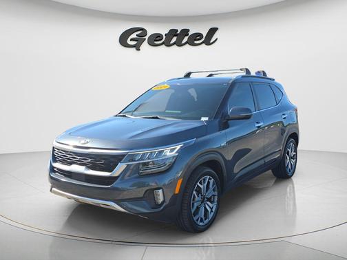Gravity Gray 2021 Kia Seltos SX Turbo