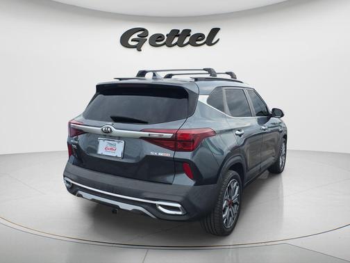 Gravity Gray 2021 Kia Seltos SX Turbo