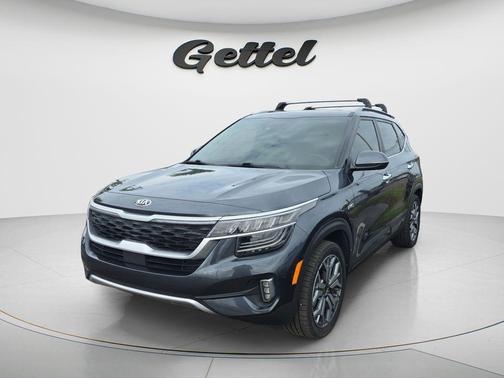Gravity Gray 2021 Kia Seltos SX Turbo