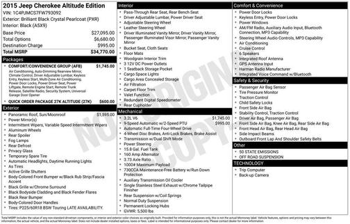 2015 Jeep Cherokee Latitude