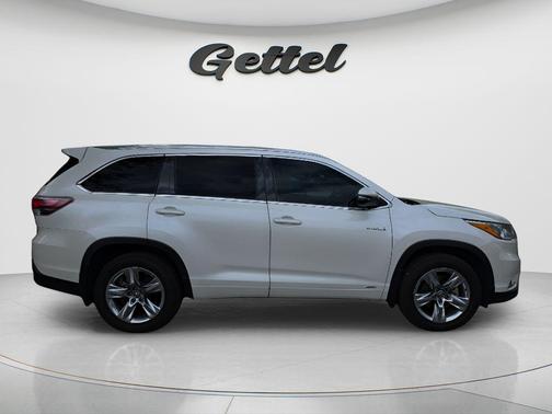 Blizzard Pearl 2016 Toyota Highlander Hybrid Platinum