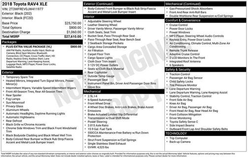 2018 Toyota RAV4 XLE