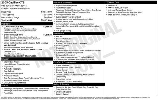 2005 Cadillac CTS Base