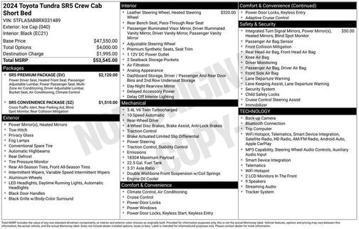 Ice Cap 2024 Toyota Tundra SR5