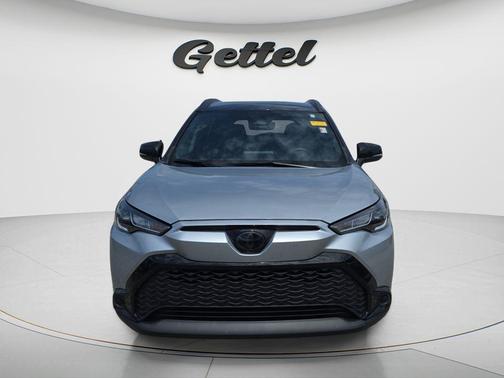 Sonic Silver/Jet Black 2025 Toyota Corolla Hybrid SE