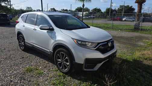 Platinum White Pearl 2021 Honda CR-V AWD EX