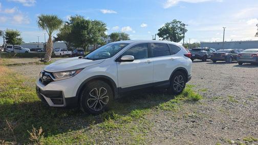 Platinum White Pearl 2021 Honda CR-V AWD EX