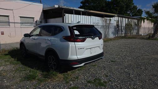 Platinum White Pearl 2021 Honda CR-V AWD EX