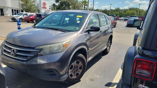 Gray 2013 Honda CR-V LX