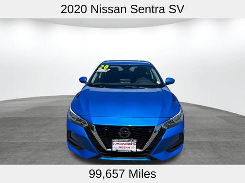 Electric Blue Metallic 2020 Nissan Sentra SV