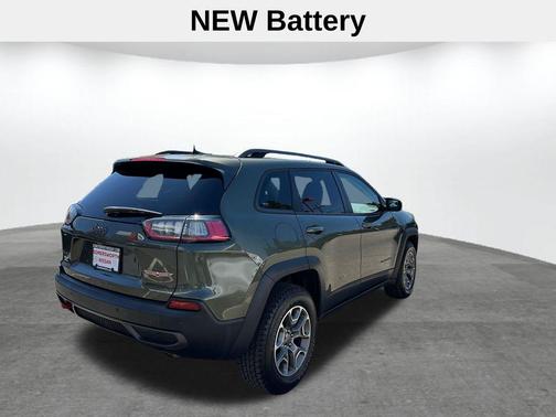 Olive Green Pearlcoat 2021 Jeep Cherokee Trailhawk