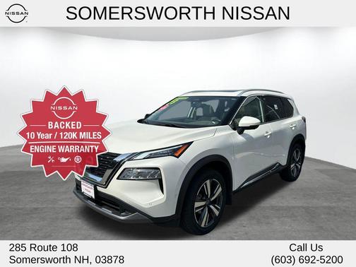 White 2023 Nissan Rogue SL