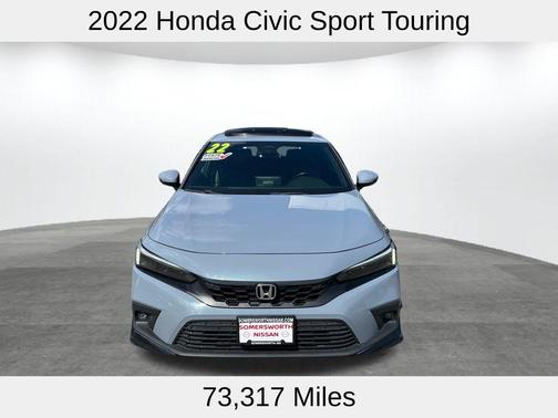 Blue 2022 Honda Civic Sport Touring