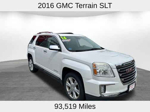 White Frost Tri-Coat 2016 GMC Terrain SLT