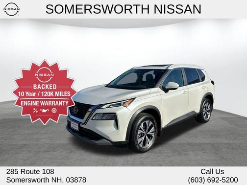 White 2023 Nissan Rogue SV