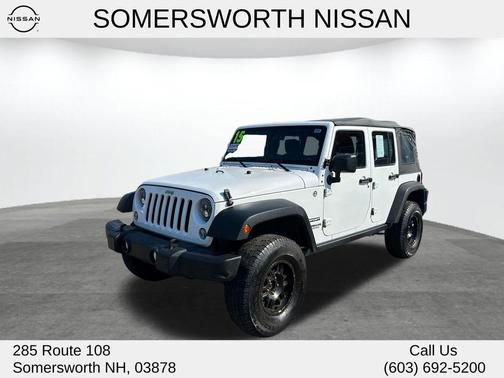 Bright White Clearcoat 2015 Jeep Wrangler Unlimited Sport