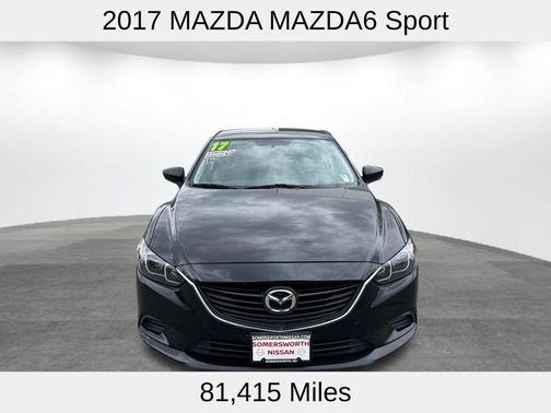Jet Black Mica 2017 Mazda Mazda6 Sport