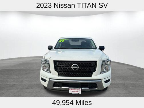 Glacier White 2023 Nissan Titan SV