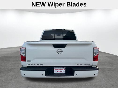 Glacier White 2023 Nissan Titan SV