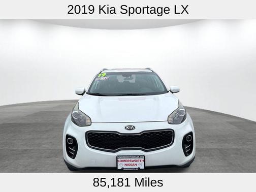 Clear White 2019 Kia Sportage LX