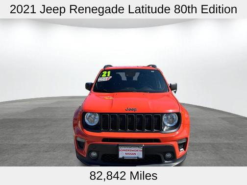 Omaha Orange Clearcoat 2021 Jeep Renegade Latitude
