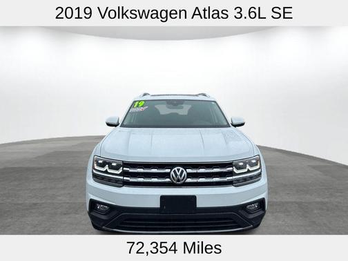 Pure White 2019 Volkswagen Atlas 3.6L SE w/Technology
