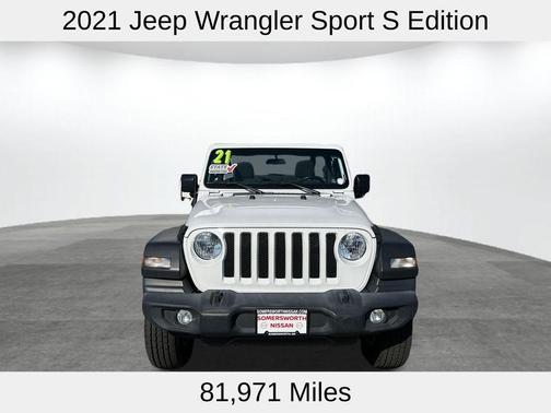 Bright White Clearcoat 2021 Jeep Wrangler Sport
