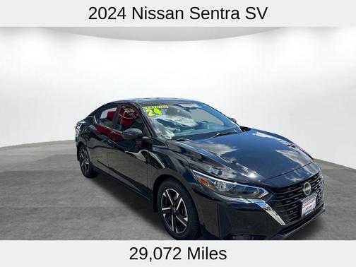 Black 2024 Nissan Sentra SV