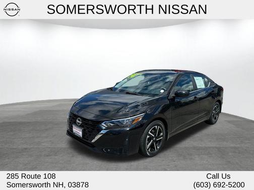 Black 2024 Nissan Sentra SV